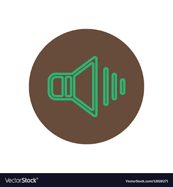 Icon on the topic office on circle vector image