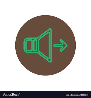Icon on the topic office on circle vector image