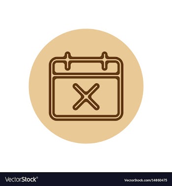 Icon on the topic office on circle vector image