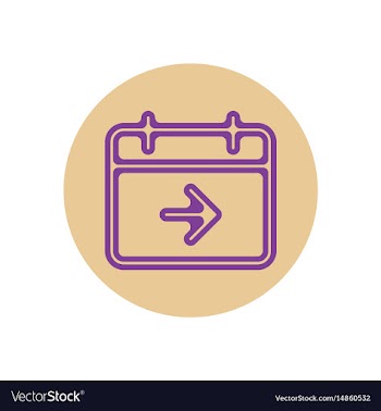 Icon on the topic office on circle vector image