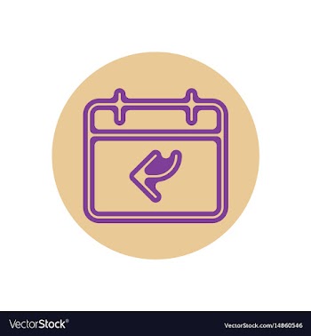 Icon on the topic office on circle vector image