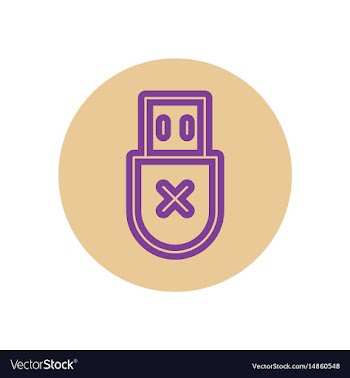 Icon on the topic office on circle vector image