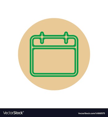 Icon on the topic office on circle vector image