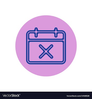 Icon on the topic office on circle vector image