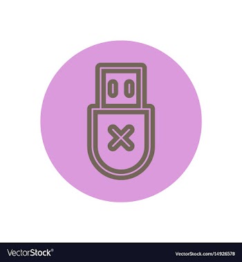 Icon on the topic office on circle vector image