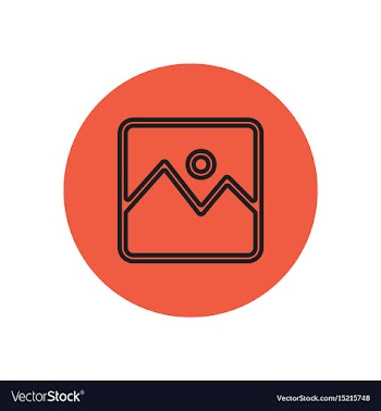 Icon on the topic office on circle vector image