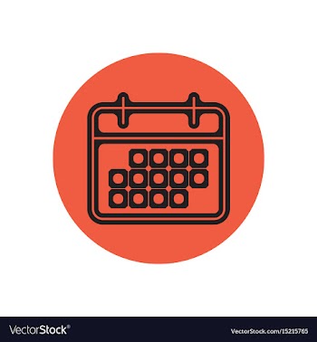Icon on the topic office on circle vector image