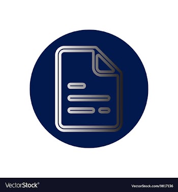 Icon on the topic office on circle vector image