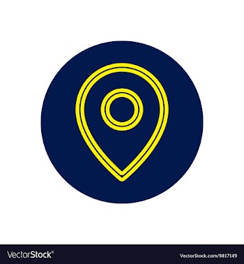 Icon on the topic office on circle vector image