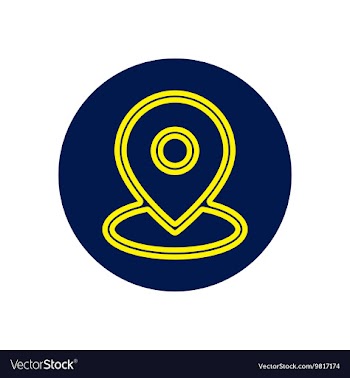 Icon on the topic office on circle vector image