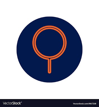 Icon on the topic office on circle vector image