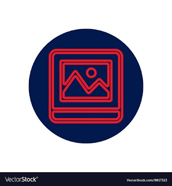 Icon on the topic office on circle vector image