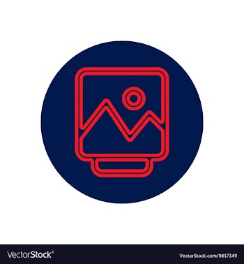 Icon on the topic office on circle vector image