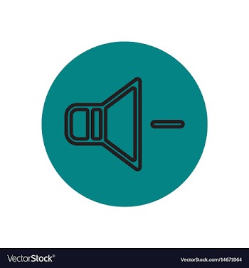 Icon on the topic office on circle vol vector image