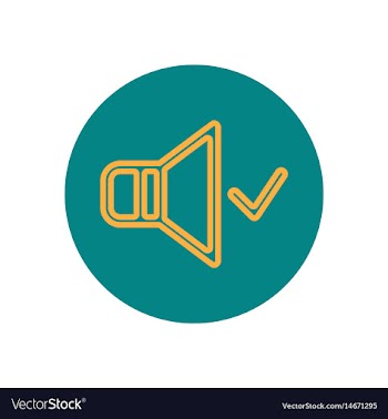 Icon on the topic office on circle vol vector image