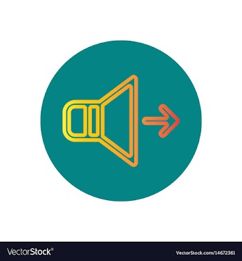 Icon on the topic office on circle vol vector image