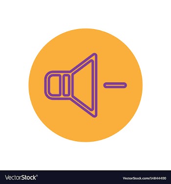 Icon on the topic office on circle vol vector image