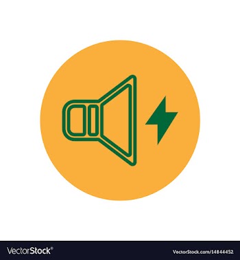 Icon on the topic office on circle vol vector image