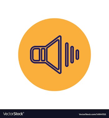 Icon on the topic office on circle vol vector image