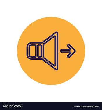 Icon on the topic office on circle vol vector image