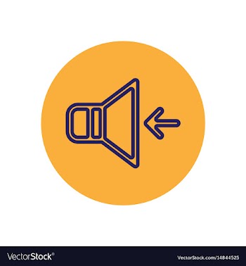 Icon on the topic office on circle vol vector image