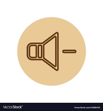 Icon on the topic office on circle vol vector image