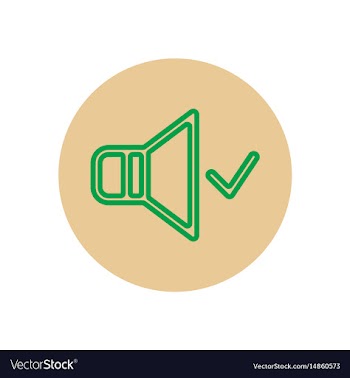 Icon on the topic office on circle vol vector image
