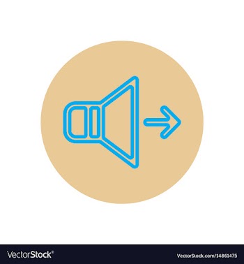 Icon on the topic office on circle vol vector image