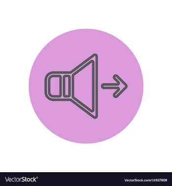 Icon on the topic office on circle vol vector image