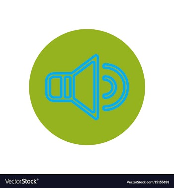 Icon on the topic office on circle vol vector image