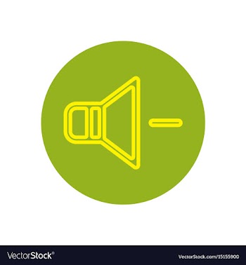 Icon on the topic office on circle vol vector image