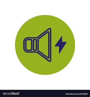 Icon on the topic office on circle vol vector image