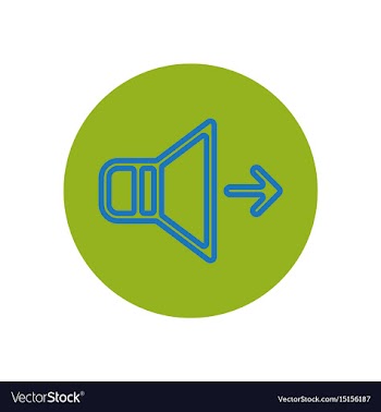 Icon on the topic office on circle vol vector image