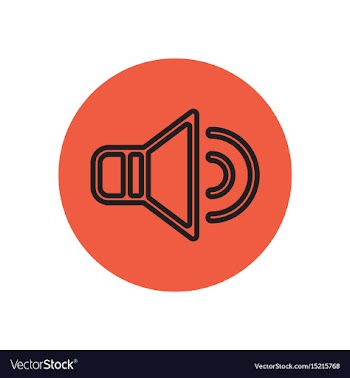 Icon on the topic office on circle vol vector image