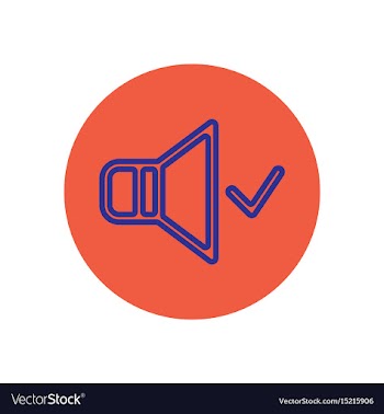 Icon on the topic office on circle vol vector image