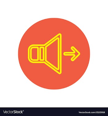 Icon on the topic office on circle vol vector image