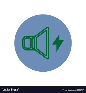 Icon on the topic office on circle vol vector image
