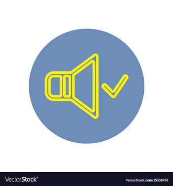 Icon on the topic office on circle vol vector image