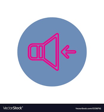 Icon on the topic office on circle vol vector image