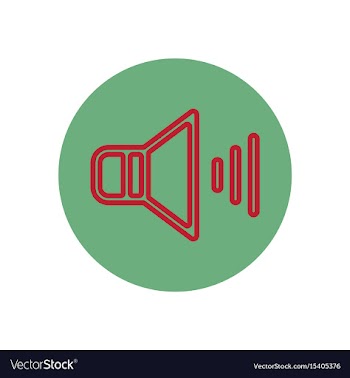 Icon on the topic office on circle vol vector image