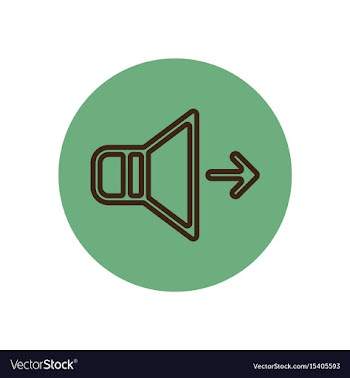 Icon on the topic office on circle vol vector image