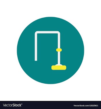 Icon on the white backgrounds in circles a vector image