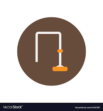 Icon on the white backgrounds in circles a vector image
