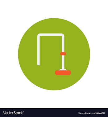 Icon on the white backgrounds in circles a vector image
