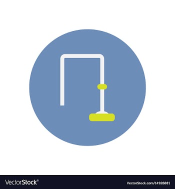 Icon on the white backgrounds in circles a vector image