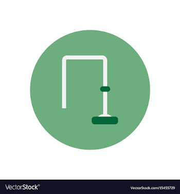 Icon on the white backgrounds in circles a vector image