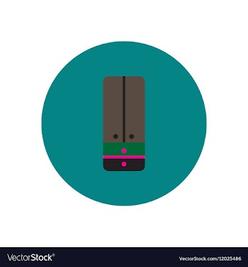 Icon on the white backgrounds in circles vector image