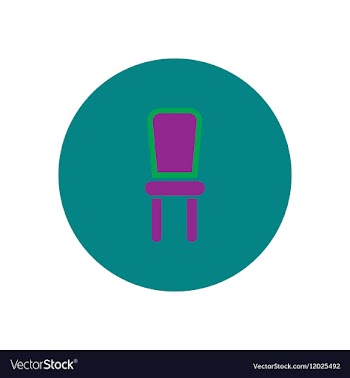 Icon on the white backgrounds in circles vector image
