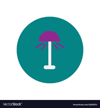 Icon on the white backgrounds in circles vector image