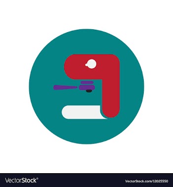 Icon on the white backgrounds in circles vector image